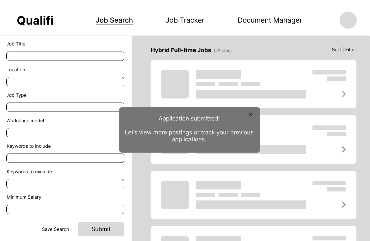Application Submitted