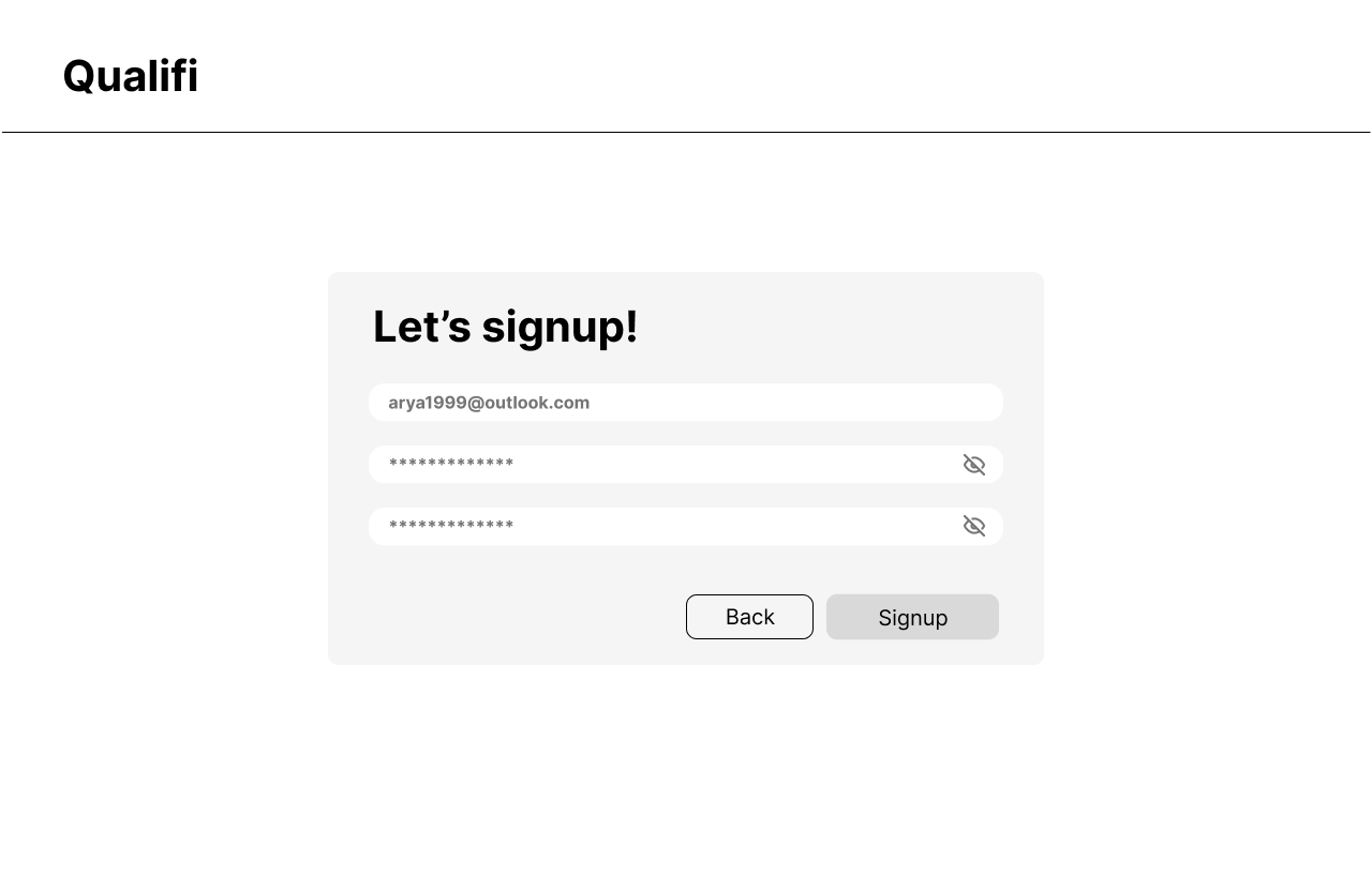 Sign Up