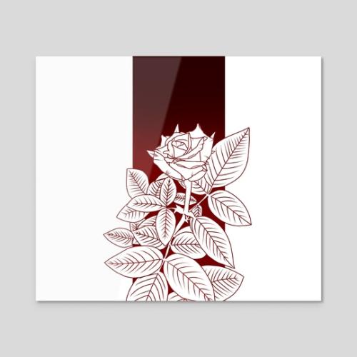 Crimson Bloom Acrylic Print